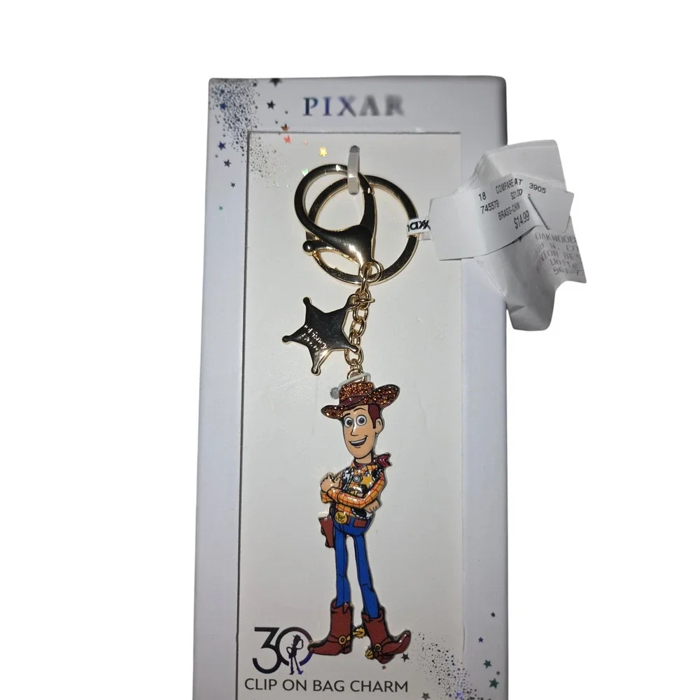 Disney Pixar Toy Story Woody Bag Charm Multi New 30th Anniversary Keychain